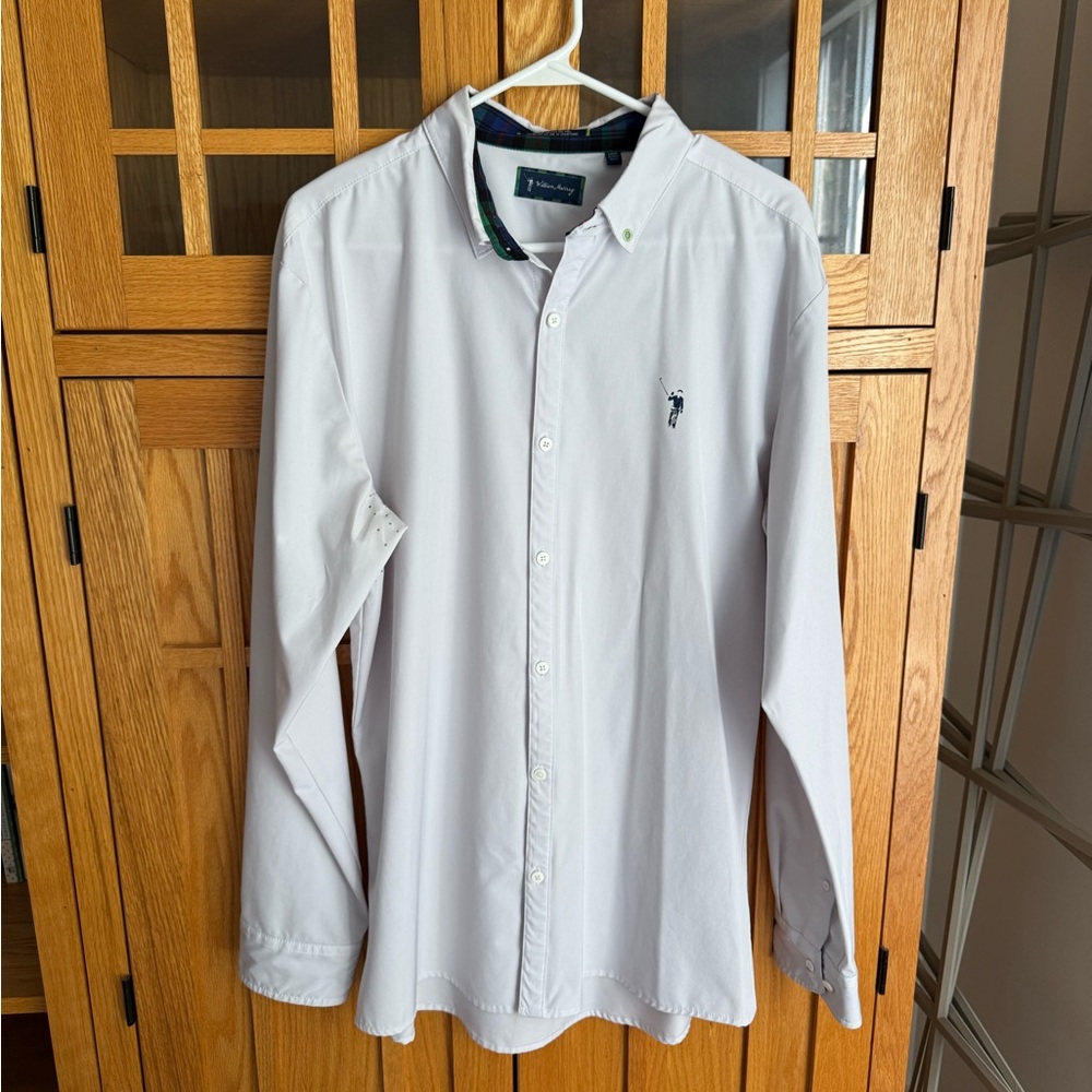 William Murray Golf light gray/White Button-Down Shirt